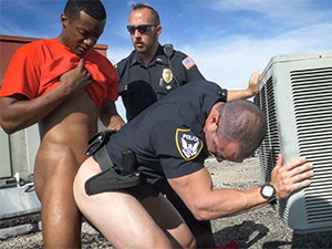 Apprehended Breaking and Entering Suspect gets to fuck the police